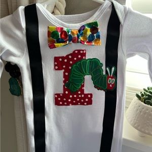 The Hungry Caterpillar 🐛 Birthday Party Onesie -12 Months